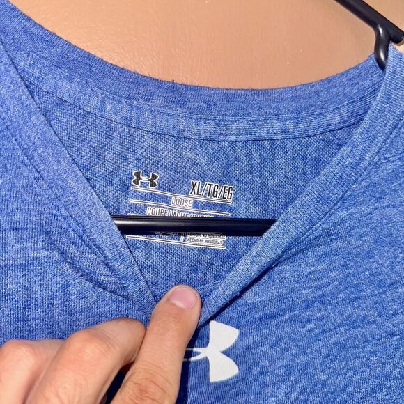 Under Armour Men's Loose Fit United Stated Air Force T-Shirt Tee Blue White - XL - Picture 2 of 8